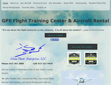 Tablet Screenshot of gpeflightschool.org